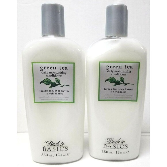 Back to Basics Green Tea Daily Moisturizing Conditioner 12 oz. (2 Pack) NEW! - Picture 1 of 2